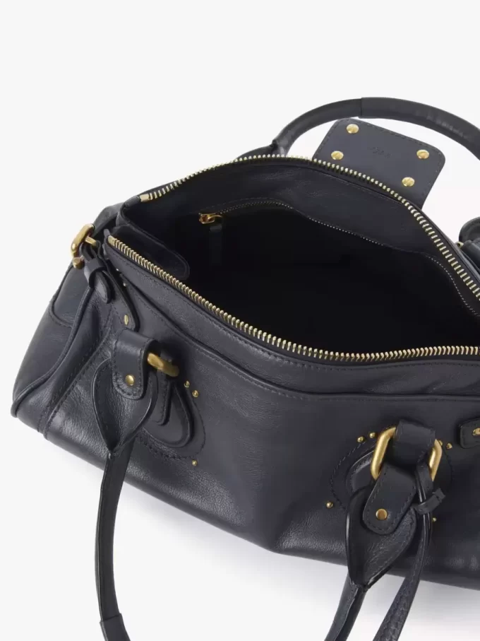 Paddington-Tasche aus genarbtem Leder Paddington-Tasche aus genarbtem Leder