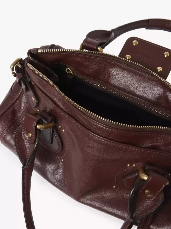 Paddington-Tasche aus genarbtem Leder Paddington-Tasche aus genarbtem Leder