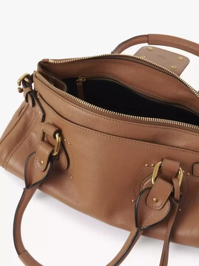 Paddington-Tasche aus genarbtem Leder Paddington-Tasche aus genarbtem Leder
