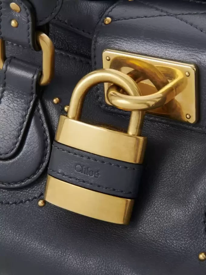 Paddington-Tasche aus genarbtem Leder Paddington-Tasche aus genarbtem Leder