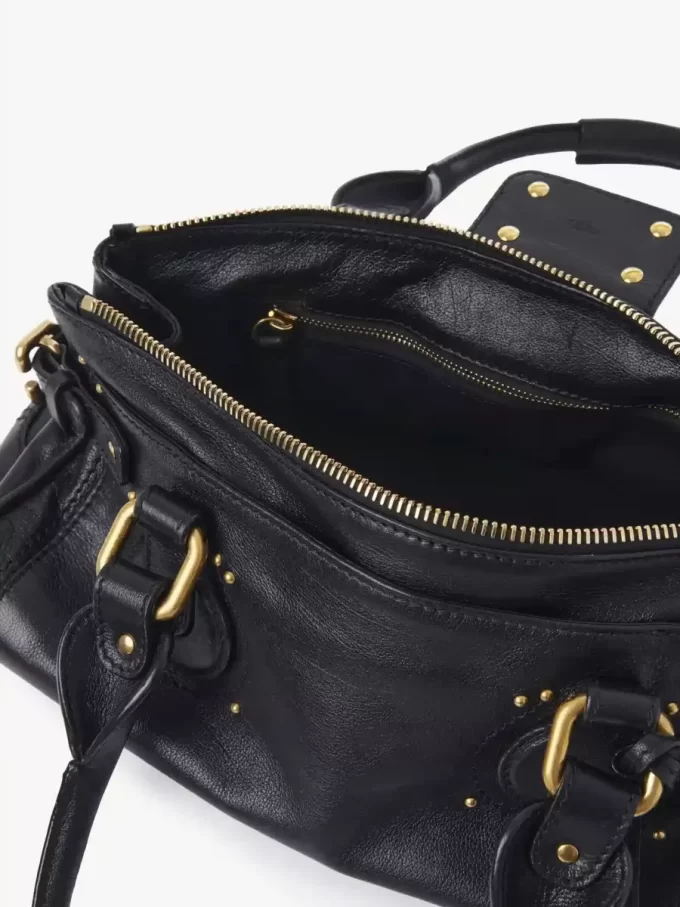 Paddington-Tasche aus genarbtem Leder Paddington-Tasche aus genarbtem Leder