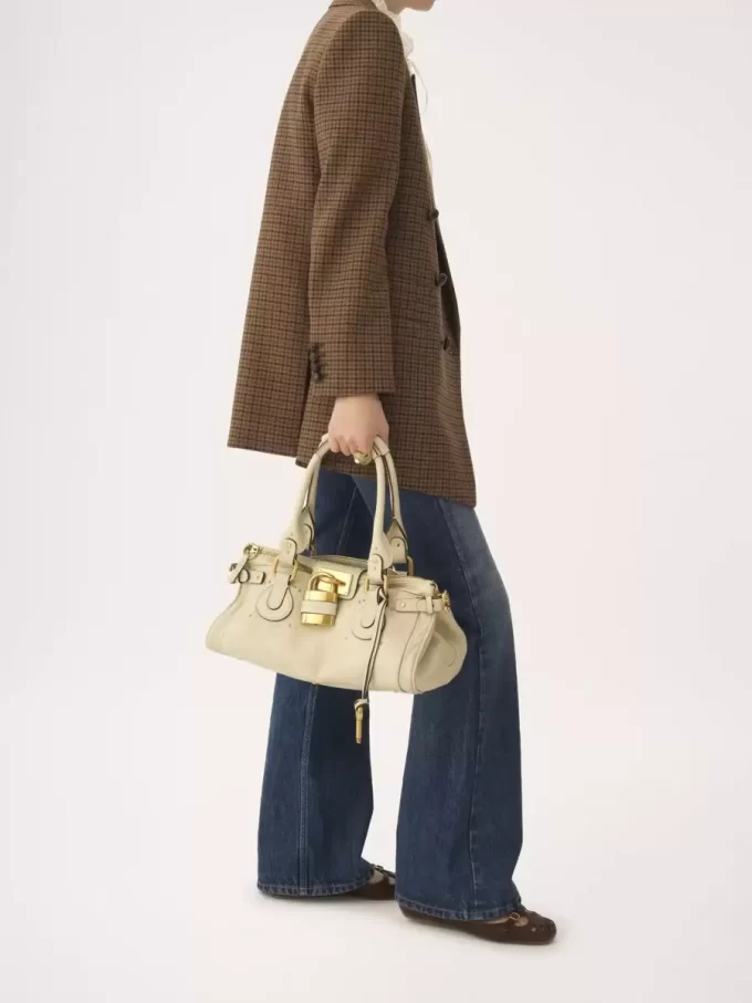 Paddington-Tasche aus genarbtem Leder Paddington-Tasche aus genarbtem Leder
