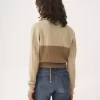 Pullover mit Kragen aus Woll- und Kaschmirstrick Pullover mit Kragen aus Woll- und Kaschmirstrick