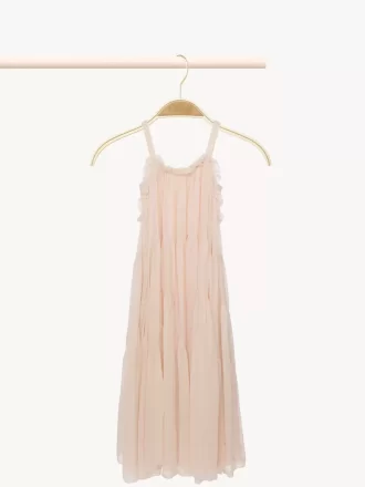 Ärmelloses langes Kleid