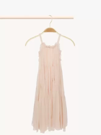 Ärmelloses langes Kleid