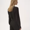 Rüschenbluse aus Crêpe de Chine und Spitze Rüschenbluse aus Crêpe de Chine und Spitze