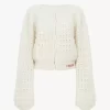 Rundhals-Cardigan aus Woll- und Kaschmirstrick Rundhals-Cardigan aus Woll- und Kaschmirstrick