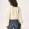 Rundhals-Cardigan aus Woll- und Kaschmirstrick Rundhals-Cardigan aus Woll- und Kaschmirstrick