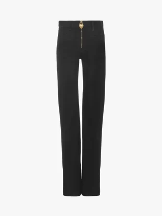 Schmale Jeans aus Denim