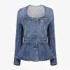 Schößchen-Reitjacke aus Denim Schößchen-Reitjacke aus Denim
