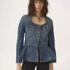 Schößchen-Reitjacke aus Denim Schößchen-Reitjacke aus Denim