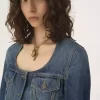 Schößchen-Reitjacke aus Denim Schößchen-Reitjacke aus Denim