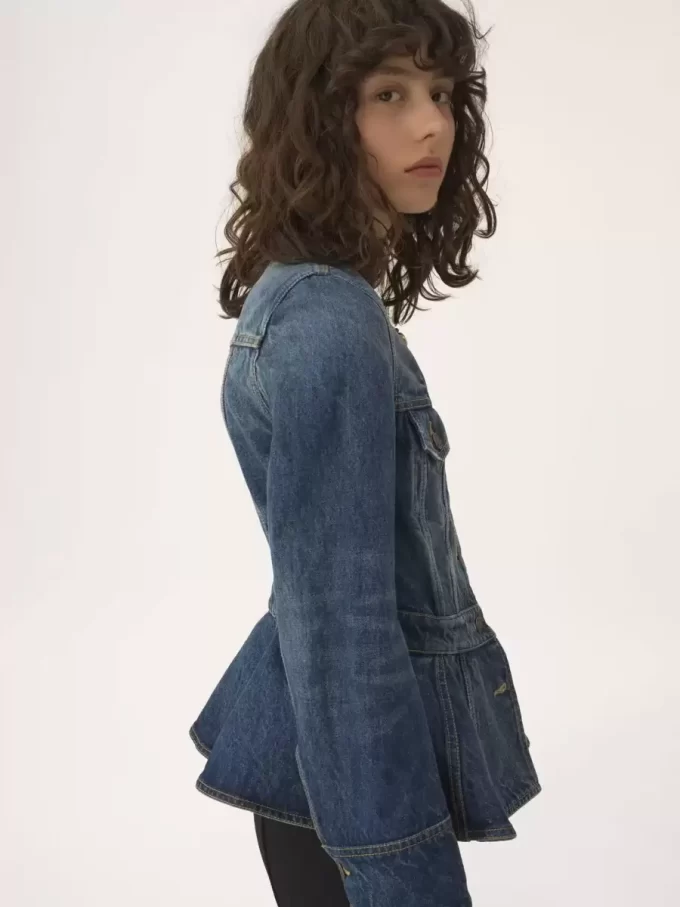 Schößchen-Reitjacke aus Denim Schößchen-Reitjacke aus Denim
