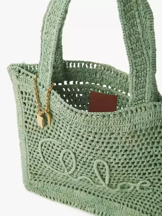 Sommer-Bananen-Einkaufstasche aus Bast Sommer-Bananen-Einkaufstasche aus Bast