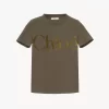 Tailliertes T-Shirt aus Baumwolljersey Tailliertes T-Shirt aus Baumwolljersey