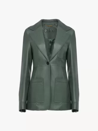 Tailored-Jacke aus Leder