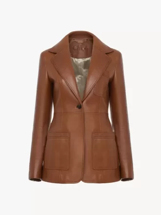 Tailored-Jacke aus Leder
