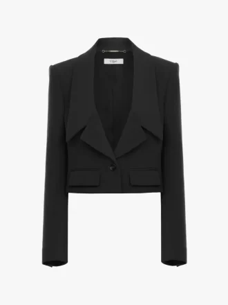 Traditionelle, maßgeschneiderte Jacke aus Wollgabardine