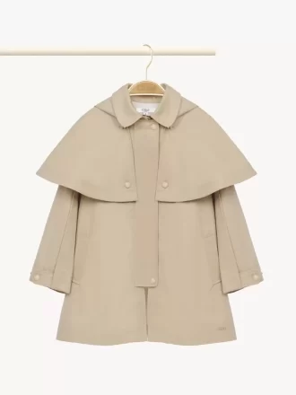 Trenchcoat mit Kapuze