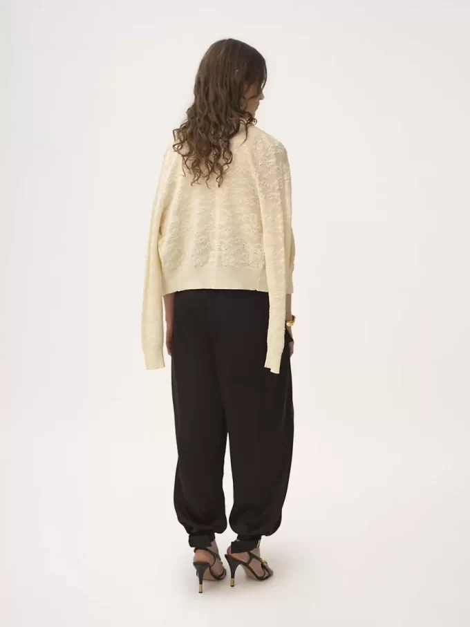 Twinset aus Baumwoll-Seiden-Strick Twinset aus Baumwoll-Seiden-Strick