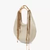 Twisted Shell Hobo-Tasche aus glänzendem Leder Twisted Shell Hobo-Tasche aus glänzendem Leder