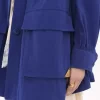 Utility-Jacke mit hohem Kragen aus Baumwoll-Canvas