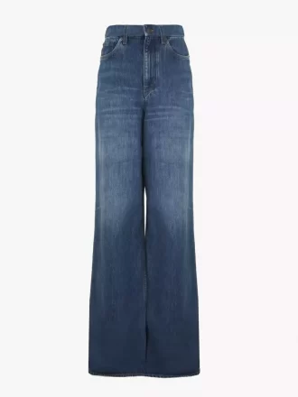 Weite Jeans aus Denim