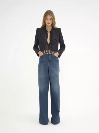 Weite Jeans aus Denim