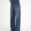 Weite Jeans aus Denim Weite Jeans aus Denim