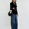 Weite Jeans aus Denim Weite Jeans aus Denim