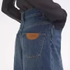 Weite Jeans aus Denim Weite Jeans aus Denim