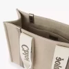 Woody Tragetasche aus Leinen und Leder Woody Tragetasche aus Leinen und Leder