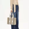 Woody Tragetasche aus Leinen und Leder Woody Tragetasche aus Leinen und Leder