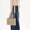 Woody Tragetasche aus Leinen und Leder Woody Tragetasche aus Leinen und Leder